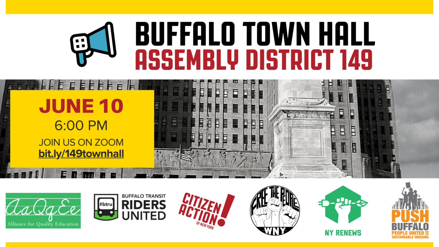 Buffalo Town Hall Assembly District 149 PUSH Buffalo