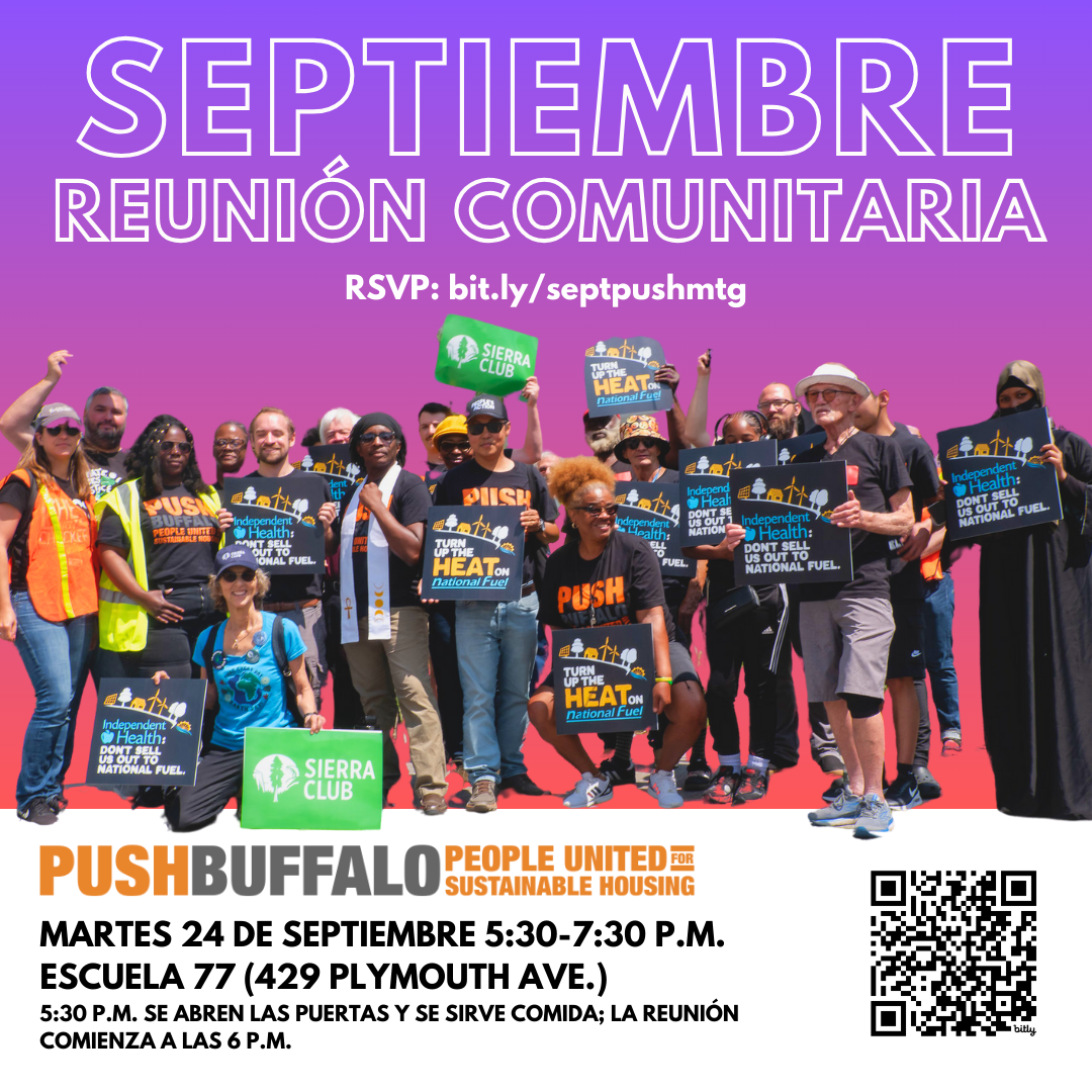 Únase a nosotras para nuestra reunión comunitaria de septiembre.